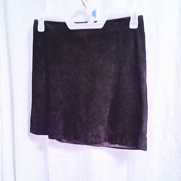 🍭Banana republic 100% Leather mini skirt size 10 - Picture 5 of 12